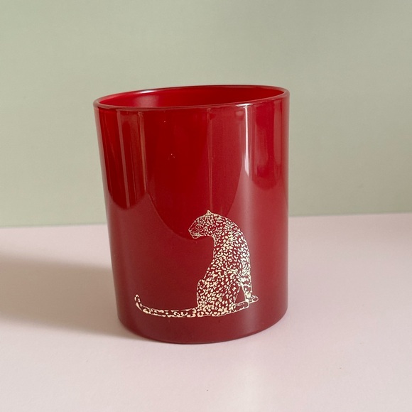 Cartier Red Candle Holder, Repurposed Art Decor - Picture 4 of 8